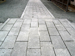 参道石張工事